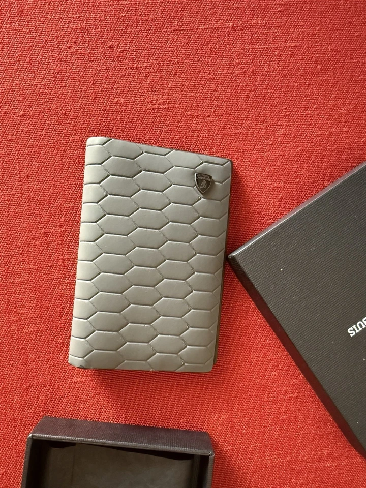 Porte-Cartes Cuir Roger Dubuis x LAMBORGHINI - Avec Boîte d'Origine - Photo 3/4
