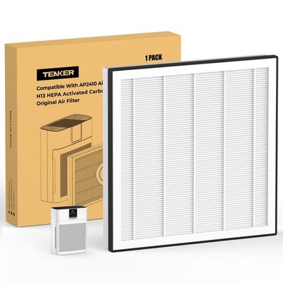 Ersatzfilter für TENKER AP2410 Luftreiniger - 2-in-1 HEPA & Weiß 
