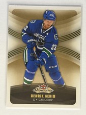 2015-16 Fleer Showcase #42 Henrik Sedin Vancouver Canucks