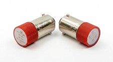 2pcs Smd Led 9mm Ba9s Base Replacement Bulbs For Indicator Lights