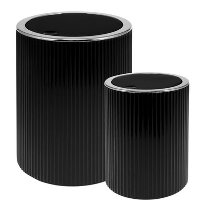 bremermann Kosmetikeimer 2er Set GAVELLO mit Schwingdeckel // Mini 1,5 L und 5,5