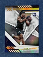 2020 Panini XR White #157 Kyle Dugger New England Patriots /75 RC