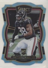 2017 Select Premier Level Die-Cut Light Blue Prizm 65/99 Takkarist McKinley fm0