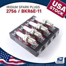 4pcs For Ngk 2756 Iridium Spark Plugs Bkr6e-11 For Suzuki Pontiac Isuzu Honda L4