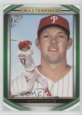 2019 Topps Gallery Masterpiece Green 241/250 Rhys Hoskins #MP-19 oc3