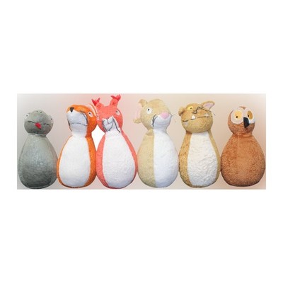 Gruffalos Kinder Kegel Set Bowling Stofftiere fehlender Ball