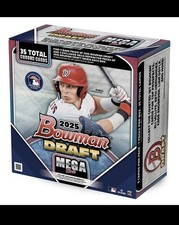2025 BOWMAN DRAFT CHROME⚾️⚾️ SEALED MEGA BOX 🔥🔥