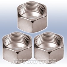 3 St&uuml;ck GOK &Uuml;berwurfmutter ML 8 verzinkt f&uuml;r 8mm Rohr