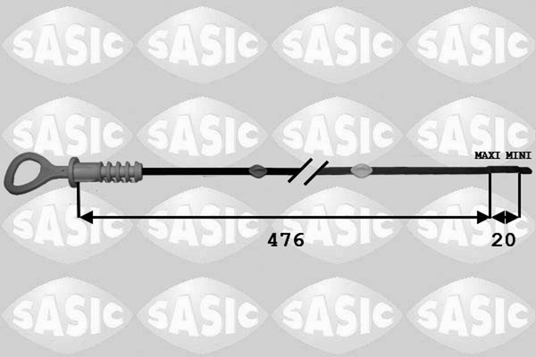 Sasic ÖLpeilstab 1946004 FüR VW Bora 1 1J2 Golf 4 1J1 Variant 1J6 1J5 NEW Beetle-image