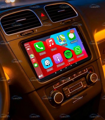 2+32GB BT Apple CarPlay 9'' Android 15 Car Stereo Radio For VW Golf 2010-2014