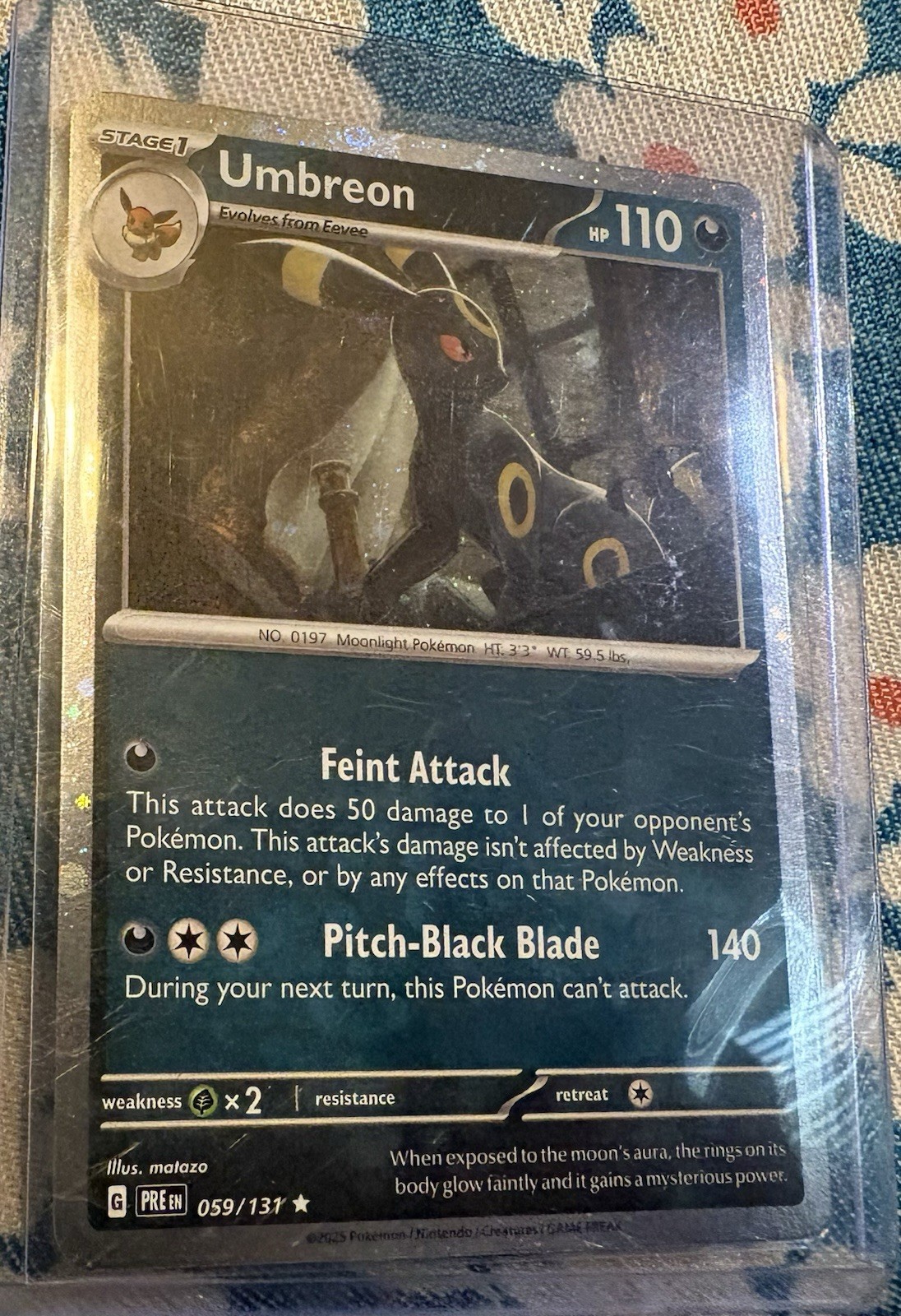 Umbreon - 059 (Cosmos Holo) 059/131 Miscellaneous Cards & Products Holo
