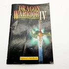 Dragon Warrior IV NES Manual Only – Explorer’s Handbook – 1992