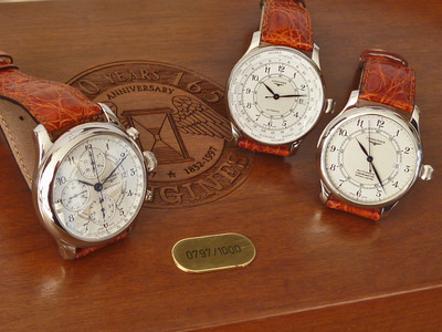 Exclusive Limited Edition Longines Watch SET Chonometer, Chonograph, World Timer