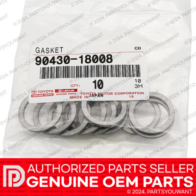 cc♡！！ Toyota Lexus OEM Transmission Drain Plug Gasket 90430-18008 | Set