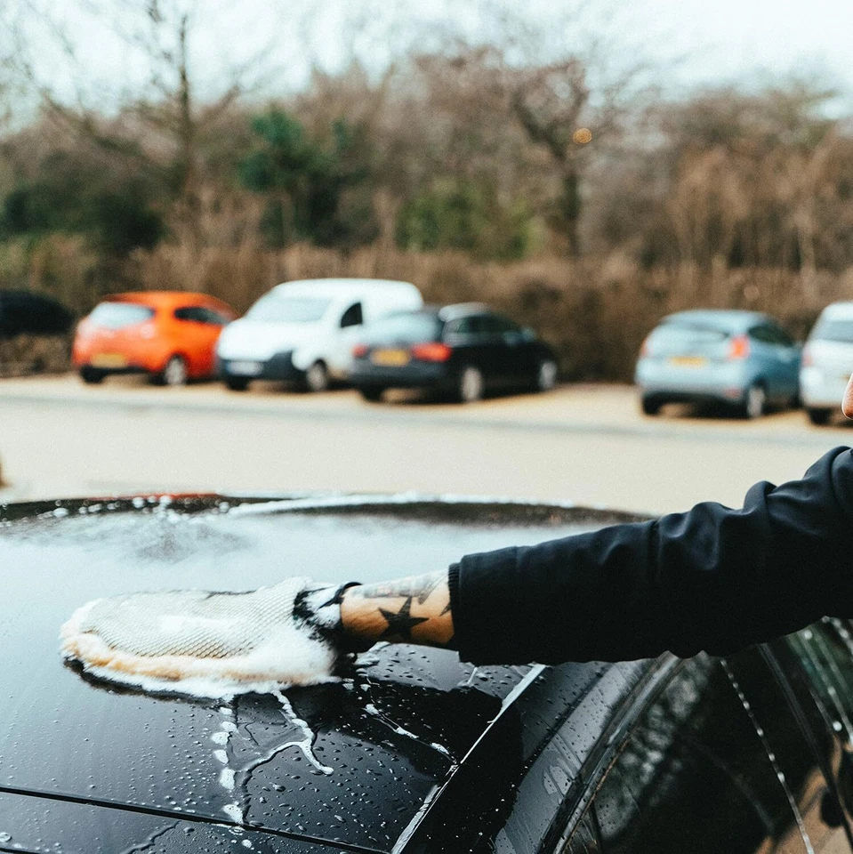 Autowash Set Meguiars Hybrid Ceramic Wash & Wax Shampoo Handschuh Trockentuch - Bild 4 von 4