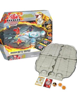 Bakugan Battle Matrix Geogan Rising exklusives Gold Sharktar Spiel Spinmaster 6+.