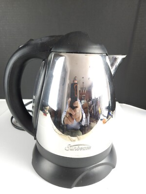 Sunbeam stainless steel eletric kettle model 3234-33