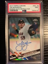 2017 Topps Chrome Joe Musgrove Refractor Auto #RA-JM PSA 9 Rookie Astros Padres