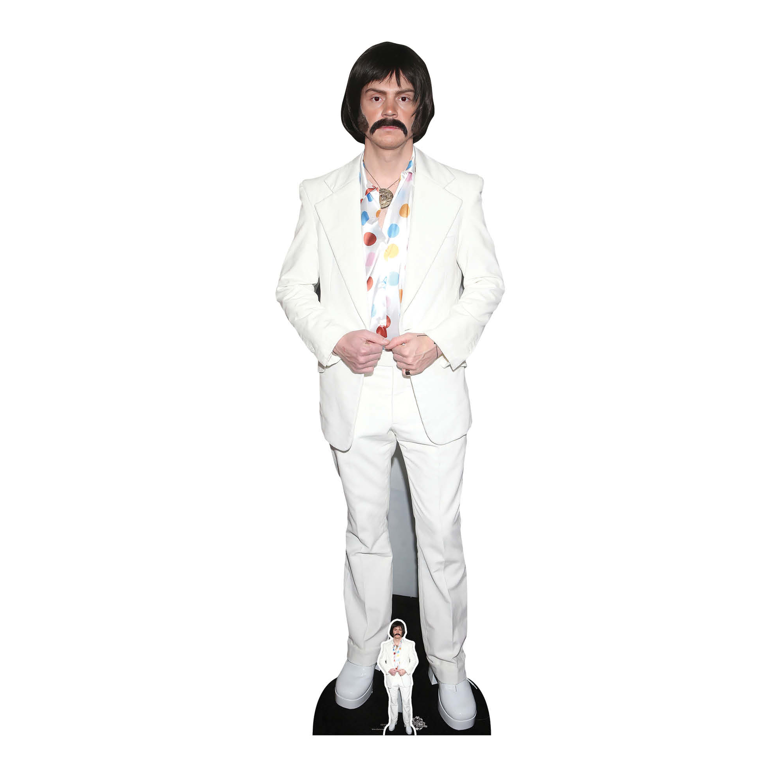 Evan Peters Wig Lifesize Cardboard Cutout with Free Mini Standee