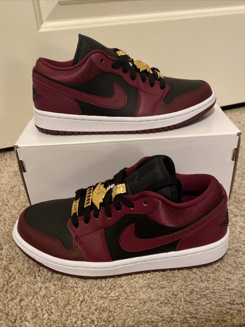 Air Jordan 1 Low Dark Beetroot Black DB6491-600 For Sale â Hoop Jordan
