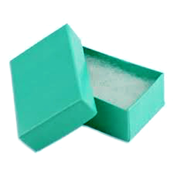 MESHA 52 PC Cardboard Jewelry Boxes, 3.5x3.5x1 Cotton