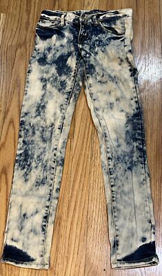 Korean English Stonewash Distressed Jeans Design Rexgirl Korea MF Ltd Co. Size 1