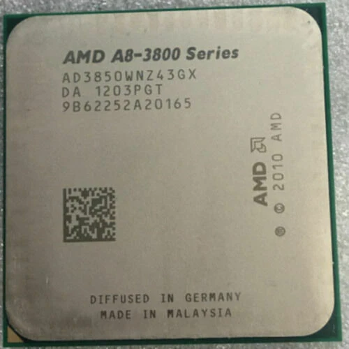 AMD A8-Series A8-3850 Processor 2.9GHz AD3850WNZ43GX Socket FM1 CPU 100W 2900MHz - Image 3 of 4