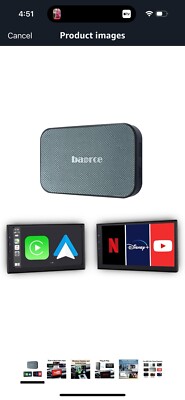 CarPlay Box 2.0, 32G Car Streaming Device with Netflix YouTube Disney+