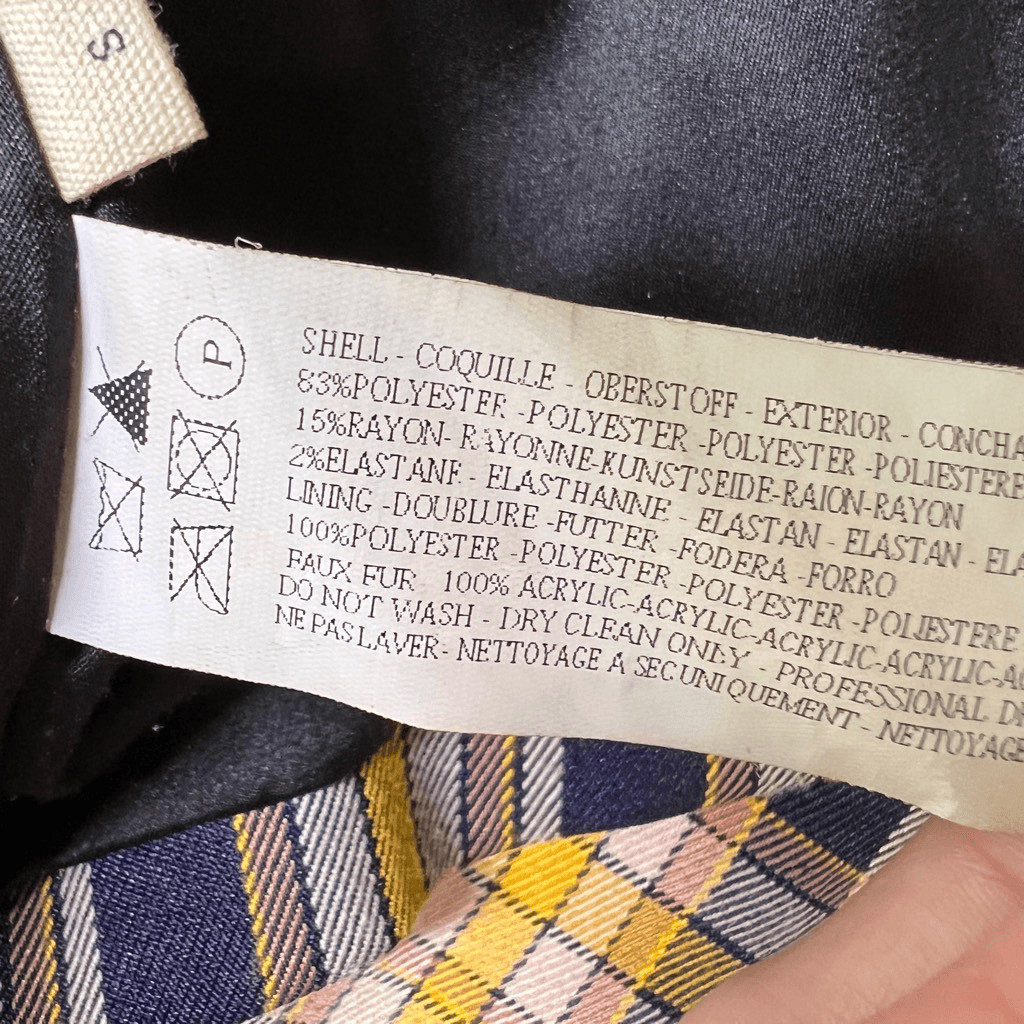 Capulet Womens Multicolor Plaid Collared Cropped … - image 9