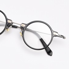 Luxury Retro Acetate Round Eyeglass Frames for Women Men Japan Glasses