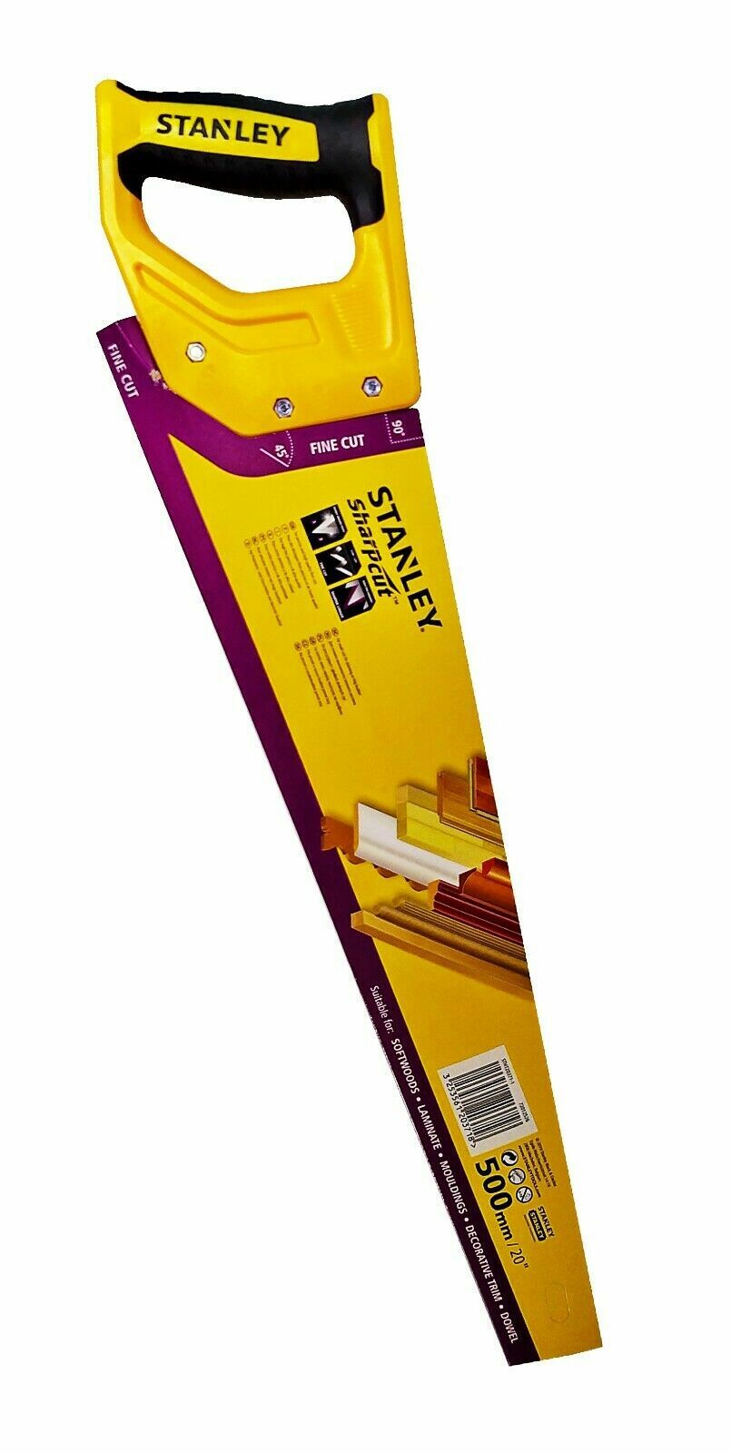 Stanley Hand Saw Sharp Cut / Wood Hand Saw / Fine Finish Fast