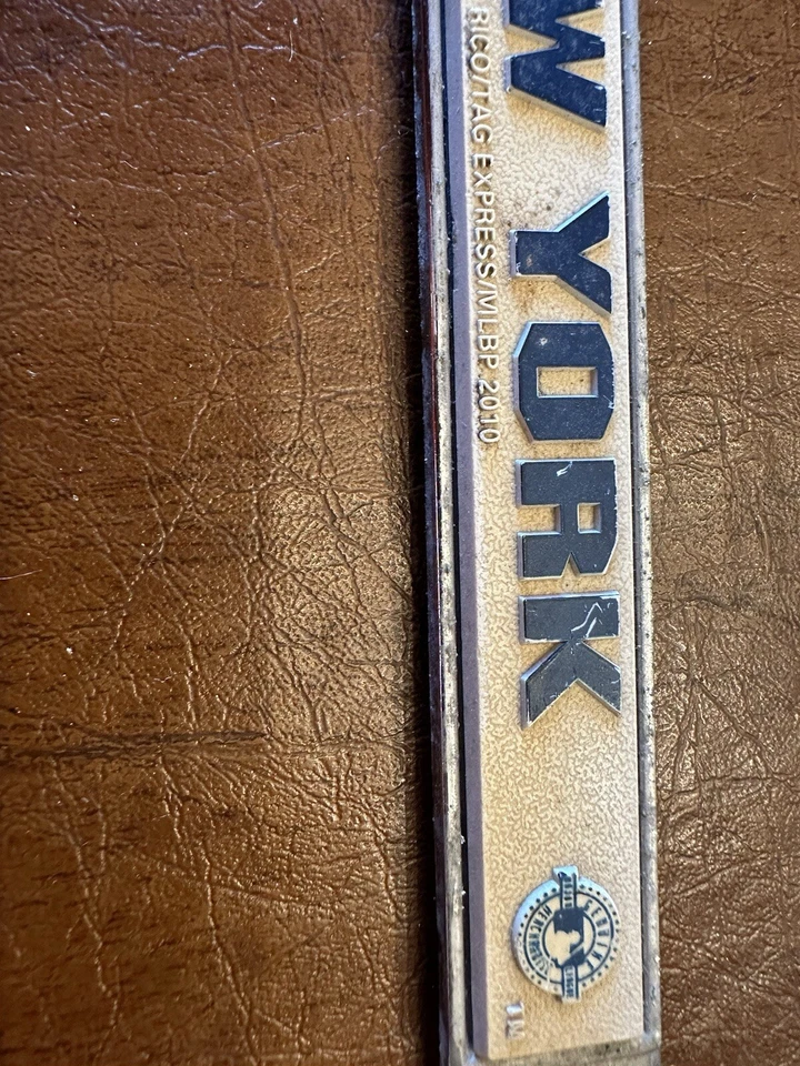 New York Yankees Chrome Metal License Plate 2010 - Image 3 of 4