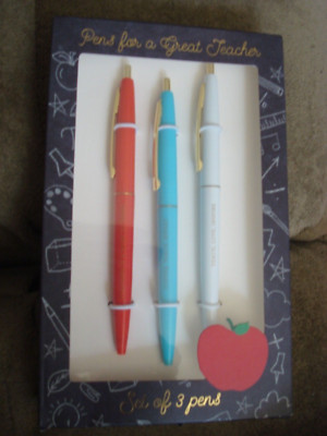 PENS FOR A GREAT TEACHER BY ECCOLO