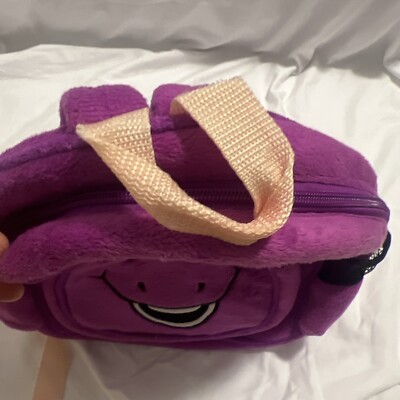 Vintage Barney Mini Backpack School Bag Purple Dinosaur Zip 90s | eBay
