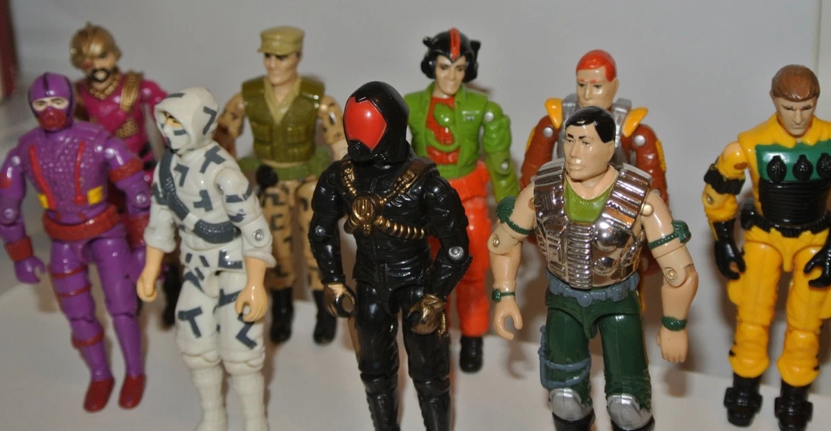 1988 Gi joe action force figures Hydro Star Viper Repeater Voltar