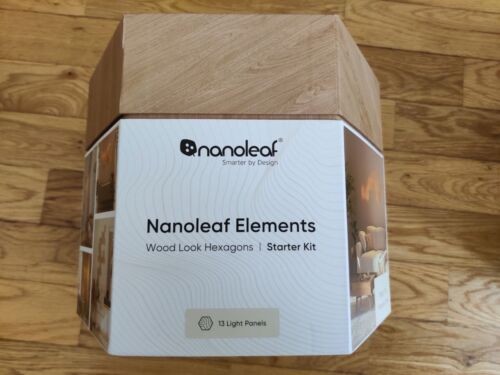 Nanoleaf Elements Starter Kit - LED effetto legno - 13 pannelli - Foto 1 di 5