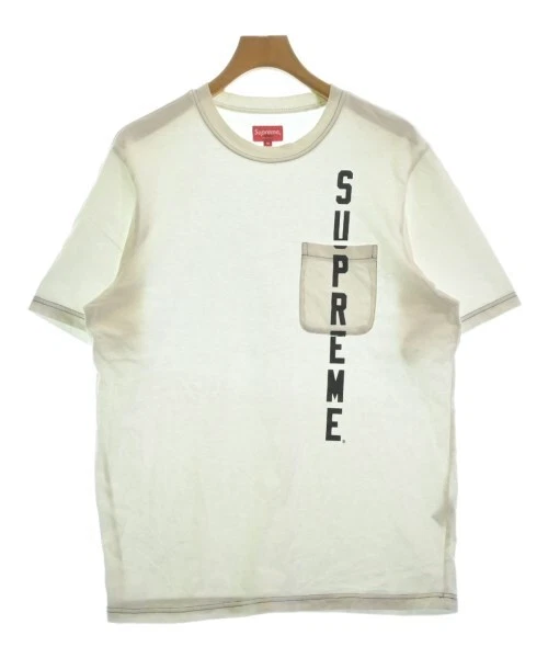 T shirt Supreme / coupé et cousu blanc M 2200510047139