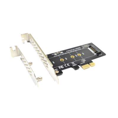 1X( Cards PCIE to M2 Adapter PCI 3.0 X1 to NVME SSD M2 PCIE