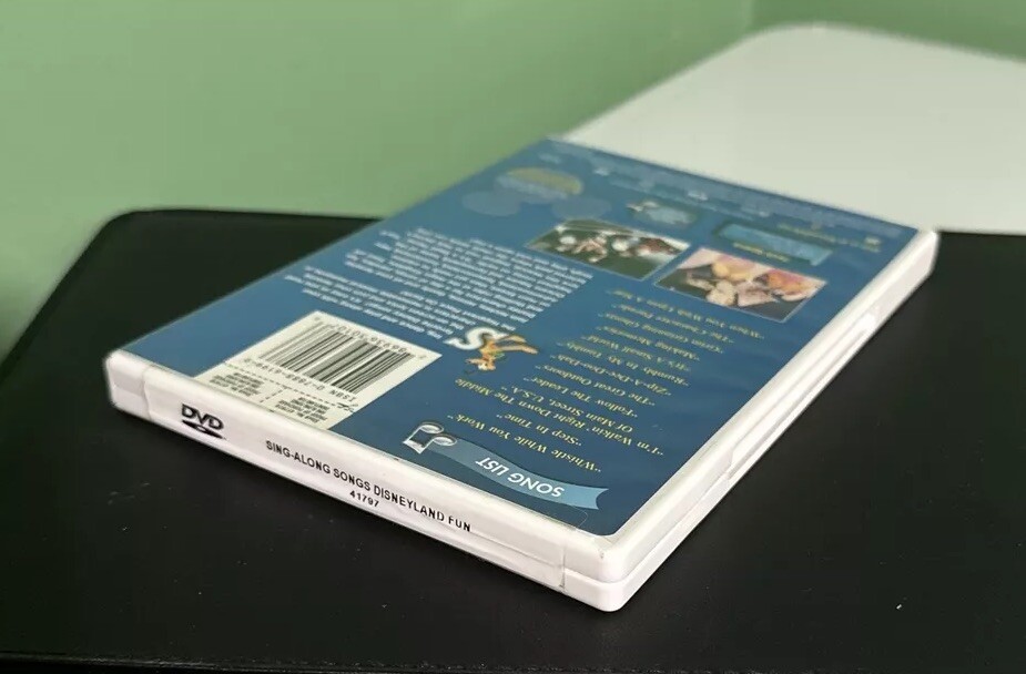 Disney Sing Along Songs Disneyland Fun Dvd