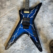 NEW Dimebag Darrel The Dean ML Shaped Blue Electric Guitar Floyd Rose Tremolo