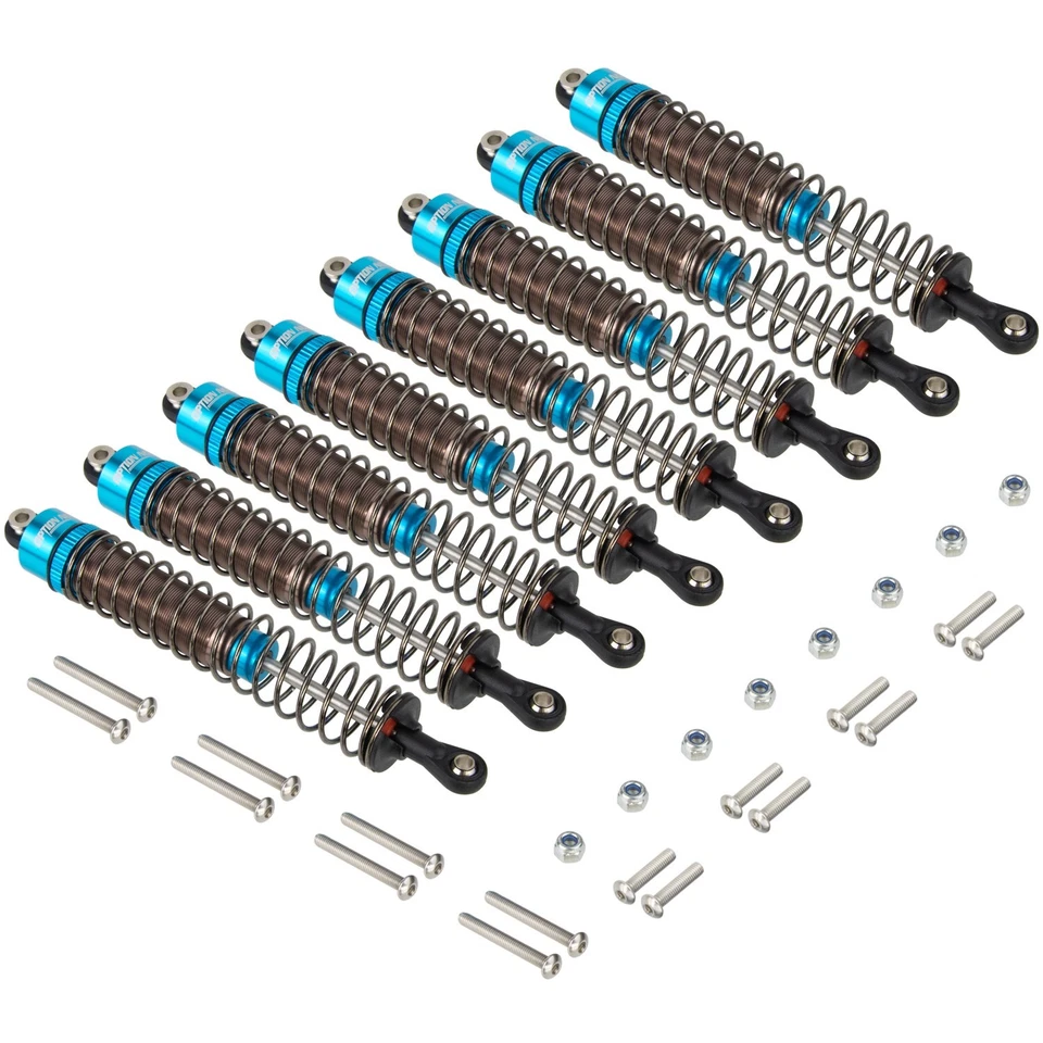 Amortiguador amortiguador de aceite de aluminio para piezas Tamiya Bullhead Super Clod Buster Foto 3 de 4