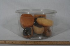 RARE KIDS PRETEND PLAY LOT OF 9 ASSORTED PASTRIES DONUTS CROISSANT  ECLAIRE