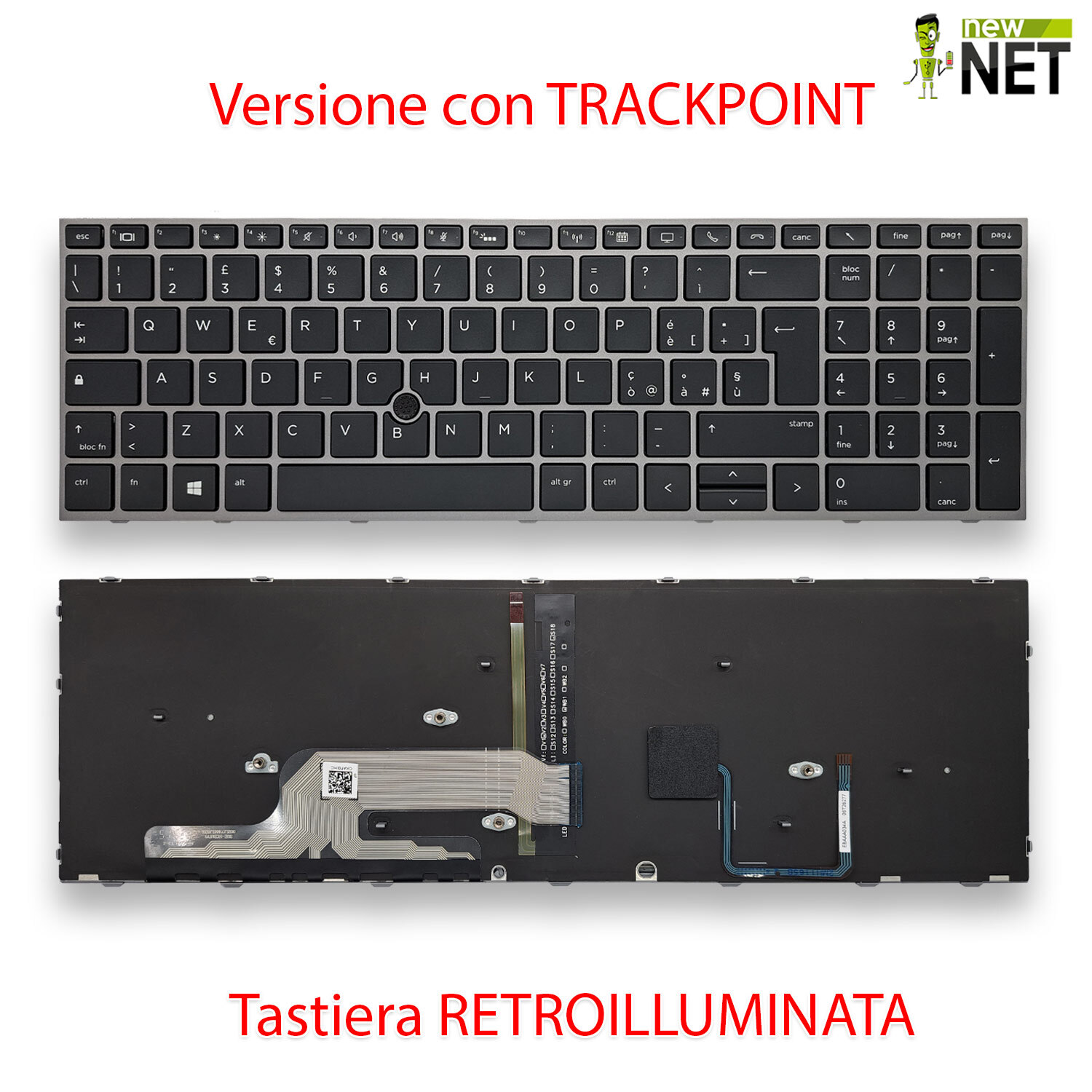 TASTIERA KEYBOARD NERA ITALIANA ASUS K52DR K52DE K72F K52N N51VF N51VG