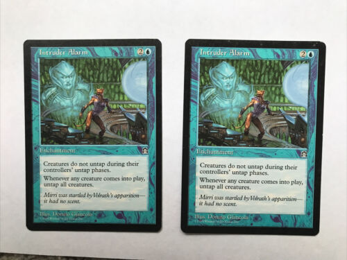 Intruder Alarm Stronghold MTG Magic The Gathering X2 - Picture 1 of 2