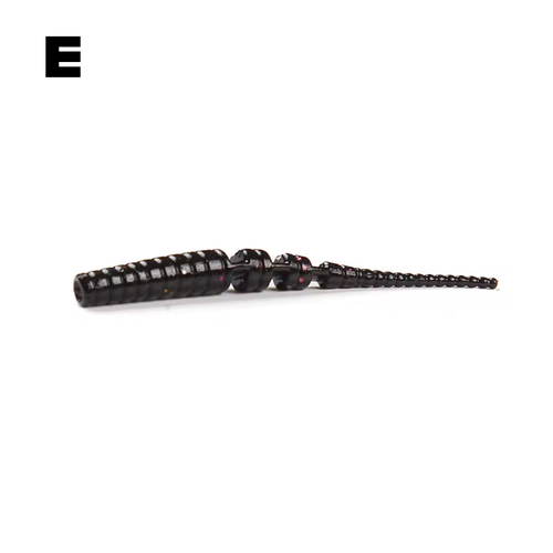 10pcs Dropshot Worm Lures Soft Bait Perch Trout Pike Fishing Tackle Predator - Picture 6 of 7