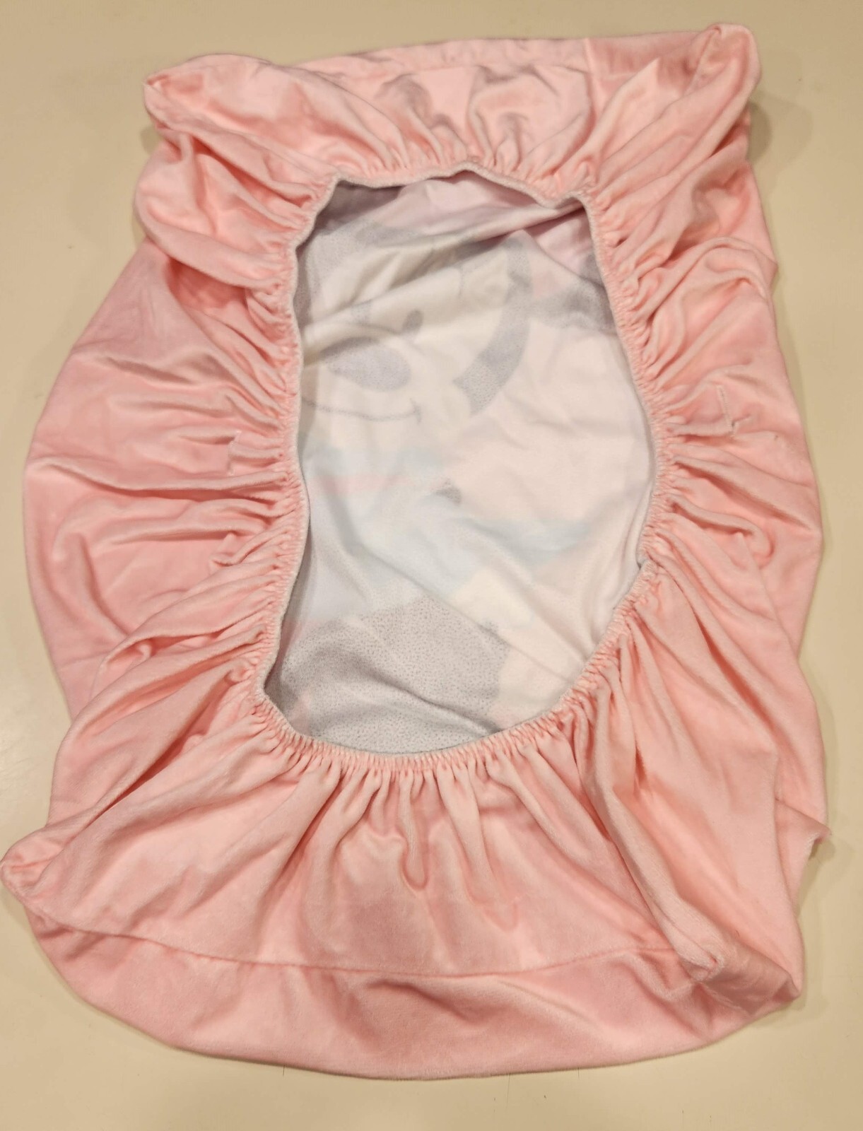 Minnie Mouse Changing Pad Cover Soft Velour Baby Infant Diapering EUC