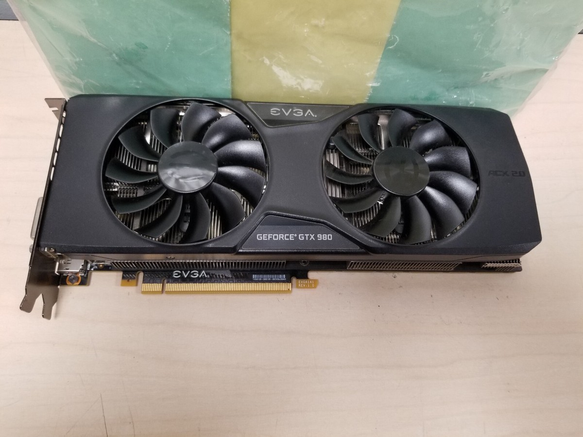 EVGA GeForce GTX 980 4GB GDDR5 Graphic Card 04G-P4-2983-KR #J1632