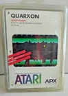 Quarxon; Atari 400/800/XL/XE; Disk w/manual APX-20174; Plastic cover