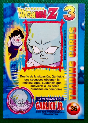 1999 DRAGON BALL Z3 #036 GARLIC JR. TARD NAVARRETE PERU Trading