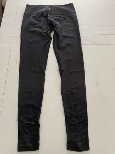 Lululemon Leggings Heathered Dark Cast / Pantaloni Taglia 6 #0030 - Foto 2 di 6